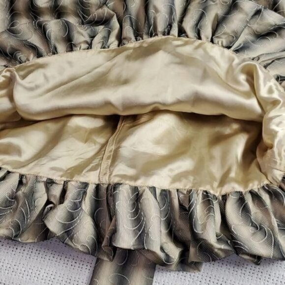 BCBGMaxAzria Strapless Zippered Lined Belted Event Sz. 2 Dress - Picture 7 of 10